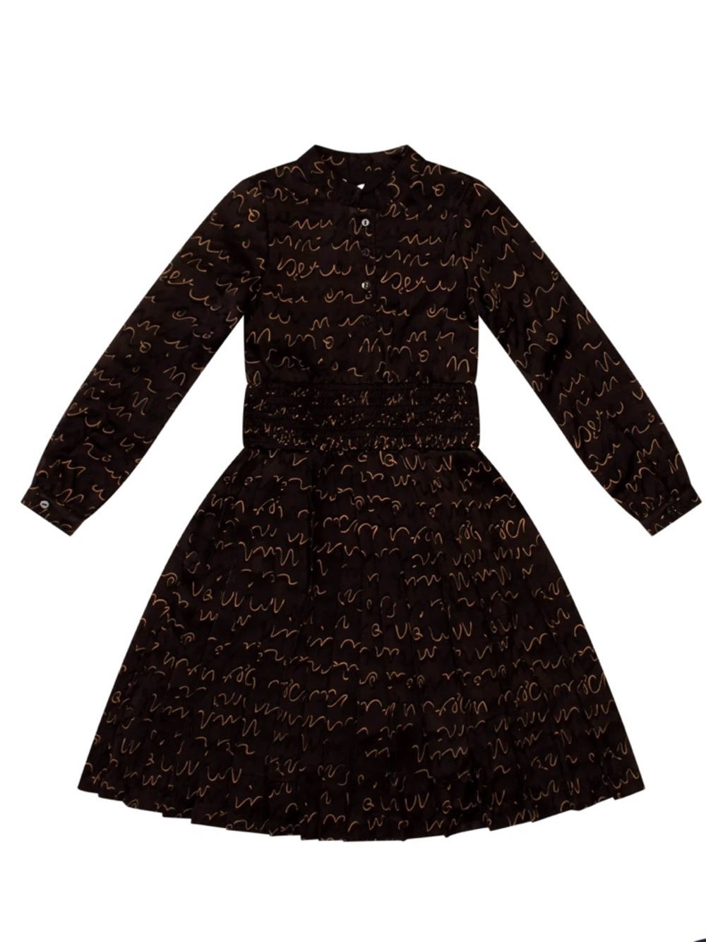 KIPP Black Abstract Pattern Dress size juniors size 12